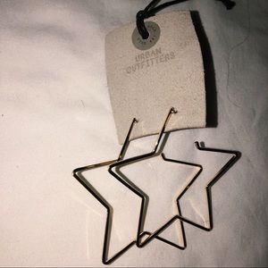 Urban outfitters star earrings